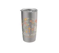 He is Risen Matthew 28:6 Easter Christian Cross Religious Stainless Steel Insulated Tumbler