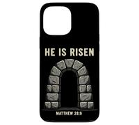 He Is Risen Matthew 28:6 Easter Christian Faith Case for iPhone 13 Pro Max