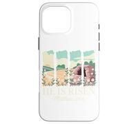 He Is Risen Matthew 28 6 Easter Resurrection Scene Case for iPhone 16 Pro Max
