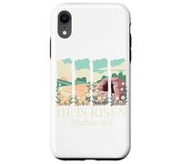 He Is Risen Matthew 28 6 Easter Resurrection Scene Case for iPhone XR