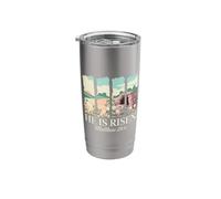 He is Risen Matthew 28 6 Easter Resurrection Scene Stainless Steel Insulated Tumbler