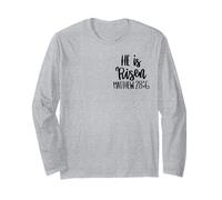 He is Risen Matthew Easter Jesus Mom Dad Toddler Boys Girls Long Sleeve T-Shirt