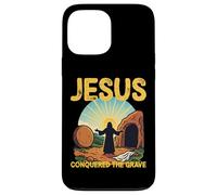 He Is Risen Open Tomb Resurrection Jesus Conqured the Grave Case for iPhone 13 Pro Max