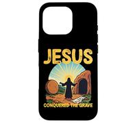 He Is Risen Open Tomb Resurrection Jesus Conqured the Grave Case for iPhone 16 Pro