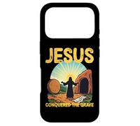 He Is Risen Open Tomb Resurrection Jesus Conqured the Grave Case for iPhone 17 Pro