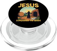 He Is Risen Open Tomb Resurrection Jesus Conqured the Grave PopSockets PopGrip for MagSafe