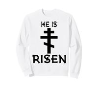 He Is Risen Orthodox Christian Gr aster Orthodox Easter Sweatshirt