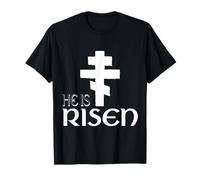 He is Risen Orthodox Christianity Eastern Orthodox Greek T-Shirt