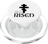 He Is Risen Orthodox Christianity Orthodox Gr aster PopSockets PopGrip for MagSafe