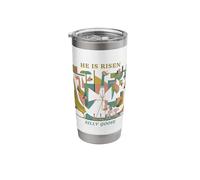 He is Risen Silly Goose Easter Christian Humor Stainless Steel Insulated Tumbler