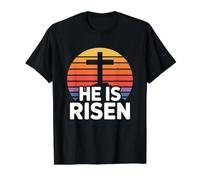 He is Risen Value Graphic T-Shirt, Men, Black, S