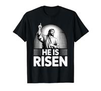 He is Risen Value Graphic T-Shirt, Men, Black, S