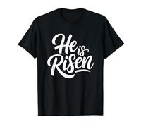 He is Risen Value Graphic T-Shirt, Men, Black, S
