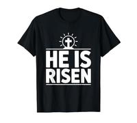 He is Risen Value Graphic T-Shirt, Men, Black, S