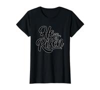 He is Risen Value Graphic T-Shirt, Women, Black, S