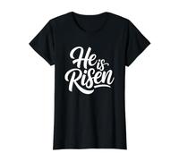 He is Risen Value Graphic T-Shirt, Women, Black, S
