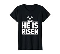 He is Risen Value Graphic T-Shirt, Women, Black, S