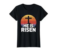 He is Risen Value Graphic T-Shirt, Women, Black, XL