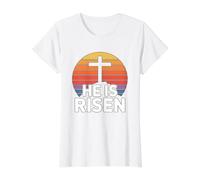 He is Risen Value Graphic T-Shirt, Women, White, S