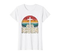 He is Risen Value Graphic T-Shirt, Women, White, S