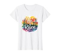 He is Risen Value Graphic T-Shirt, Women, White, S