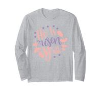 He is Risen Y'all Easter Jesus Resurrection Christian Sunday Long Sleeve T-Shirt