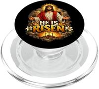 He Is Risenn Jesus Art Christian Religious Art PopSockets PopGrip for MagSafe