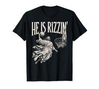 He is Rizzin Christian Religious Boys Kids Men Teens Easter T-Shirt