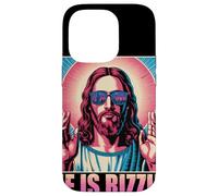 He Is Rizzin Funny Jesus Religious Humor Pop Culture Case for iPhone 14 Pro