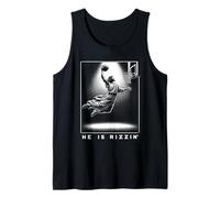 He is Rizzin' Jesus Basketball Christian Easter Men Boy Kid Tank Top