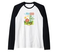 He Is So Big Farms Psalm 147:5 Christian Youth Bible Verse Raglan Baseball Tee