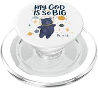 He Is So Big Galactic Faith Bear Cosmo Christian Kids PopSockets PopGrip for MagSafe
