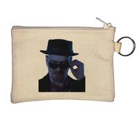 He is The Danger Key Chain Coin Purse Beige