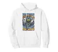 He Keeps Me Safe Wolf Protector Pullover Hoodie