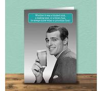 He Knew His Priorities - Birthday Card