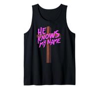 He Knows My Name Bible Religious God Jesus Isaiah 43:1 Pray Tank Top