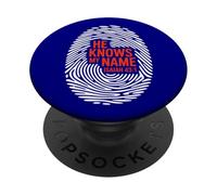 He Knows My Name - Isaiah 43:1 PopSockets Adhesive PopGrip