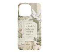 He Leadeth Me Beside The Still Waters Psalm 23:2 Christian Case for iPhone 15 Pro Max