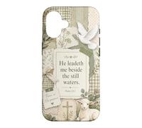 He Leadeth Me Beside The Still Waters Psalm 23:2 Christian Case for iPhone 16