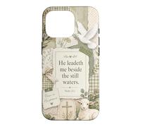 He Leadeth Me Beside The Still Waters Psalm 23:2 Christian Case for iPhone 16 Pro