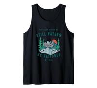 He Leads Beside Me Inspiring Psalm 23 Christian Apparel Tank Top