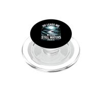 He Leads Me Beside Still Waters PopSockets PopGrip for MagSafe