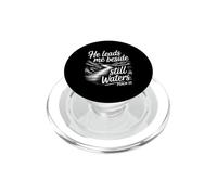 He Leads Me Beside Still Waters PopSockets PopGrip for MagSafe