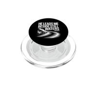 He Leads Me Beside Still Waters PopSockets PopGrip for MagSafe