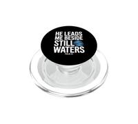 He Leads Me Beside Still Waters PopSockets PopGrip for MagSafe