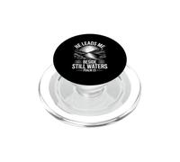 He Leads Me Beside Still Waters PopSockets PopGrip for MagSafe