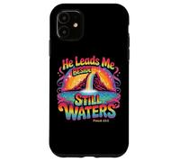 He Leads Me Beside Still Waters Psalm 23:2 Case for iPhone 11