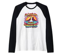 He Leads Me Beside Still Waters Psalm 23:2 Raglan Baseball Tee