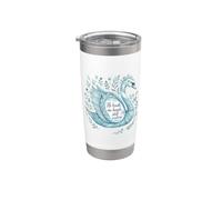 He Leads Me Beside Still Waters Psalm 23:2 Stainless Steel Insulated Tumbler
