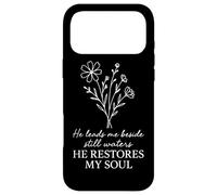 He Leads Me Beside Still Waters Psalm 23 Scripture Quote Case for iPhone 17 Pro Max